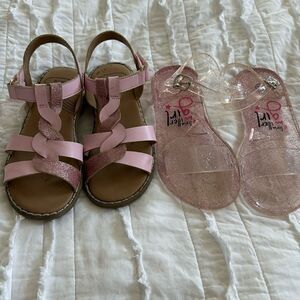 Toddler girls 10 pink sandals